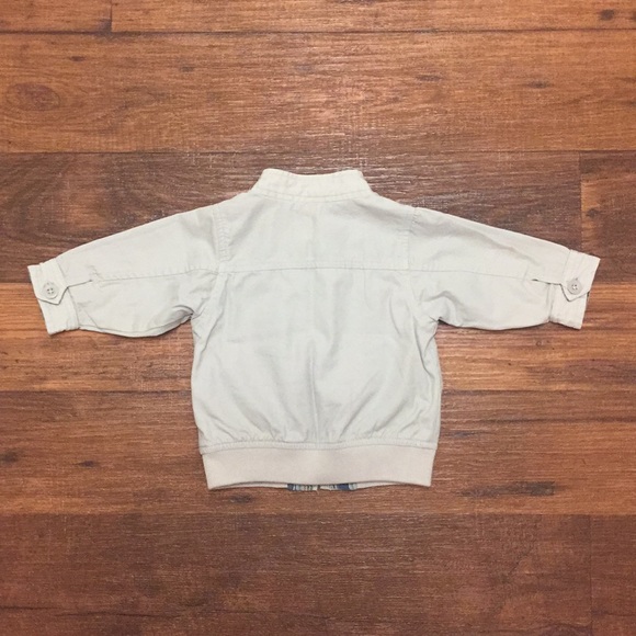 GAP Jackets & Coats Gap Baby Boy Doble Sided Bomber Jacket Size 3m